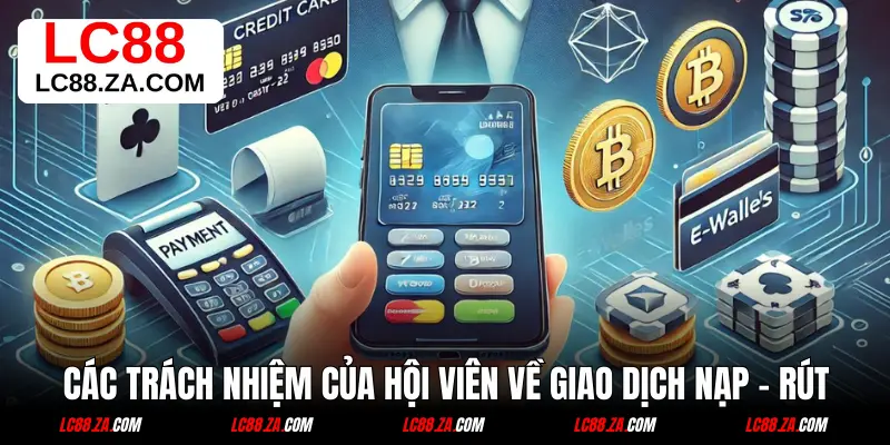 Các trách nhiệm của hội viên về giao dịch nạp - rút